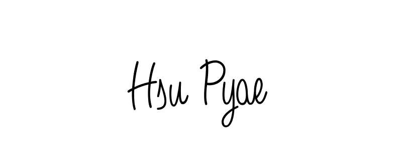 Hsu Pyae stylish signature style. Best Handwritten Sign (Angelique-Rose-font-FFP) for my name. Handwritten Signature Collection Ideas for my name Hsu Pyae. Hsu Pyae signature style 5 images and pictures png