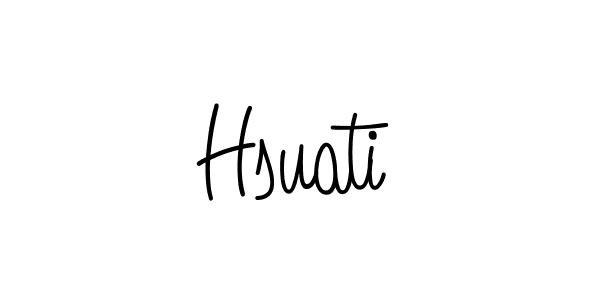 Also You can easily find your signature by using the search form. We will create Hsuati name handwritten signature images for you free of cost using Angelique-Rose-font-FFP sign style. Hsuati signature style 5 images and pictures png