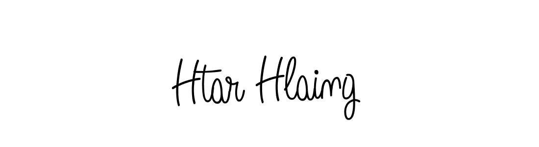 Create a beautiful signature design for name Htar Hlaing. With this signature (Angelique-Rose-font-FFP) fonts, you can make a handwritten signature for free. Htar Hlaing signature style 5 images and pictures png