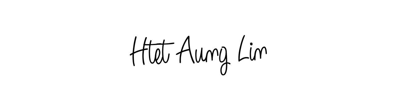 How to make Htet Aung Lin signature? Angelique-Rose-font-FFP is a professional autograph style. Create handwritten signature for Htet Aung Lin name. Htet Aung Lin signature style 5 images and pictures png