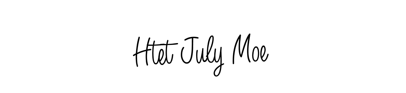 Also You can easily find your signature by using the search form. We will create Htet July Moe name handwritten signature images for you free of cost using Angelique-Rose-font-FFP sign style. Htet July Moe signature style 5 images and pictures png