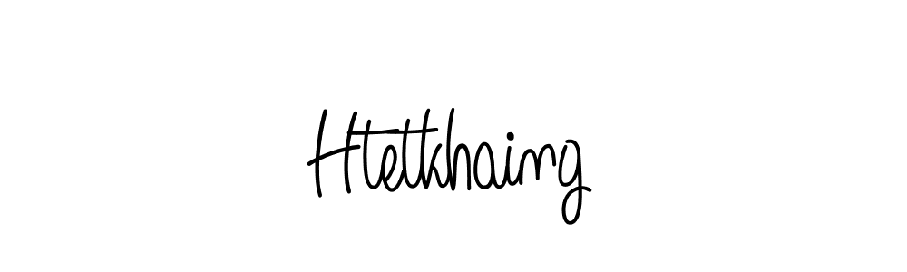 The best way (Angelique-Rose-font-FFP) to make a short signature is to pick only two or three words in your name. The name Htetkhaing include a total of six letters. For converting this name. Htetkhaing signature style 5 images and pictures png