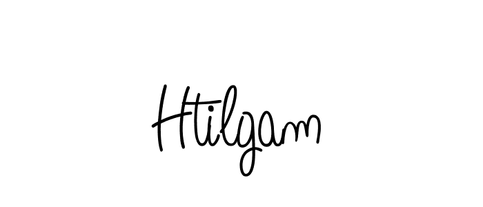 if you are searching for the best signature style for your name Htilgam. so please give up your signature search. here we have designed multiple signature styles  using Angelique-Rose-font-FFP. Htilgam signature style 5 images and pictures png