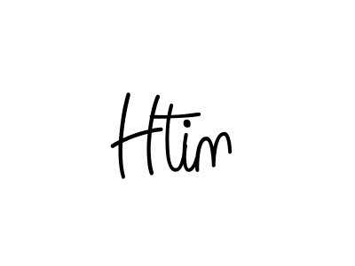 The best way (Angelique-Rose-font-FFP) to make a short signature is to pick only two or three words in your name. The name Htin include a total of six letters. For converting this name. Htin signature style 5 images and pictures png