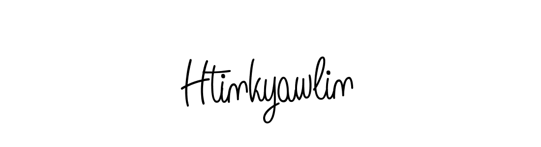 How to make Htinkyawlin signature? Angelique-Rose-font-FFP is a professional autograph style. Create handwritten signature for Htinkyawlin name. Htinkyawlin signature style 5 images and pictures png
