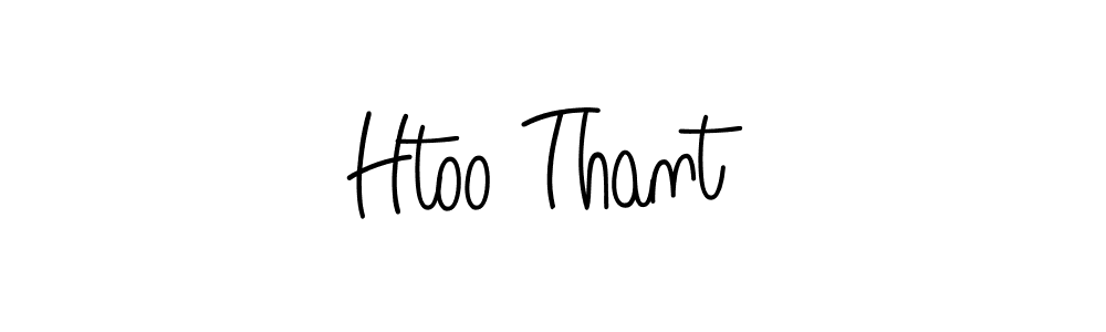 Make a beautiful signature design for name Htoo Thant. With this signature (Angelique-Rose-font-FFP) style, you can create a handwritten signature for free. Htoo Thant signature style 5 images and pictures png