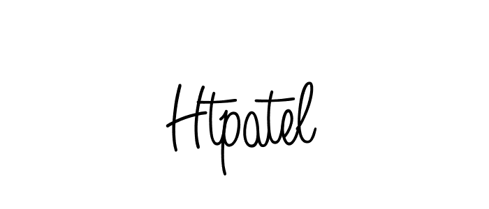 You should practise on your own different ways (Angelique-Rose-font-FFP) to write your name (Htpatel) in signature. don't let someone else do it for you. Htpatel signature style 5 images and pictures png