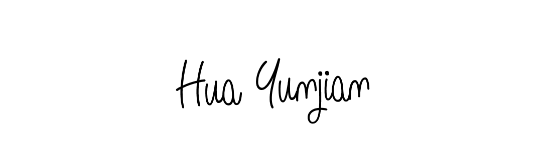 Also we have Hua Yunjian name is the best signature style. Create professional handwritten signature collection using Angelique-Rose-font-FFP autograph style. Hua Yunjian signature style 5 images and pictures png