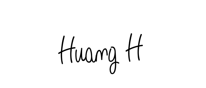 The best way (Angelique-Rose-font-FFP) to make a short signature is to pick only two or three words in your name. The name Huang H include a total of six letters. For converting this name. Huang H signature style 5 images and pictures png