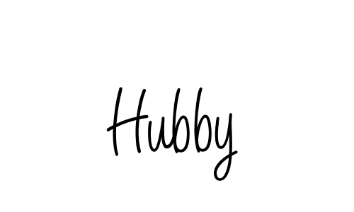 You should practise on your own different ways (Angelique-Rose-font-FFP) to write your name (Hubby) in signature. don't let someone else do it for you. Hubby signature style 5 images and pictures png