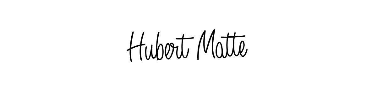 if you are searching for the best signature style for your name Hubert Matte. so please give up your signature search. here we have designed multiple signature styles  using Angelique-Rose-font-FFP. Hubert Matte signature style 5 images and pictures png