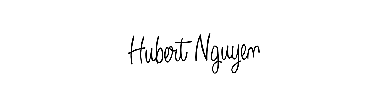 How to make Hubert Nguyen signature? Angelique-Rose-font-FFP is a professional autograph style. Create handwritten signature for Hubert Nguyen name. Hubert Nguyen signature style 5 images and pictures png