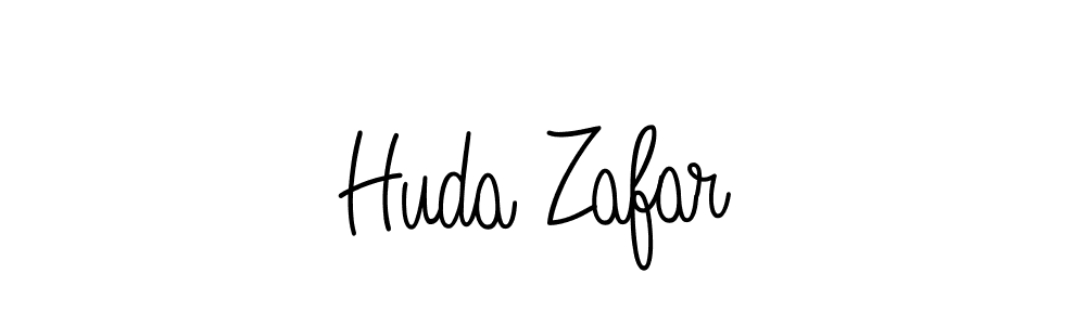 The best way (Angelique-Rose-font-FFP) to make a short signature is to pick only two or three words in your name. The name Huda Zafar include a total of six letters. For converting this name. Huda Zafar signature style 5 images and pictures png