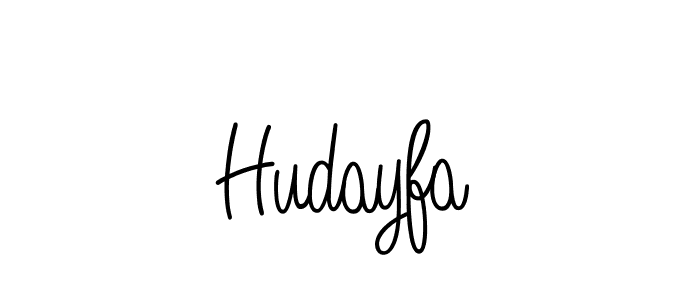 Use a signature maker to create a handwritten signature online. With this signature software, you can design (Angelique-Rose-font-FFP) your own signature for name Hudayfa. Hudayfa signature style 5 images and pictures png