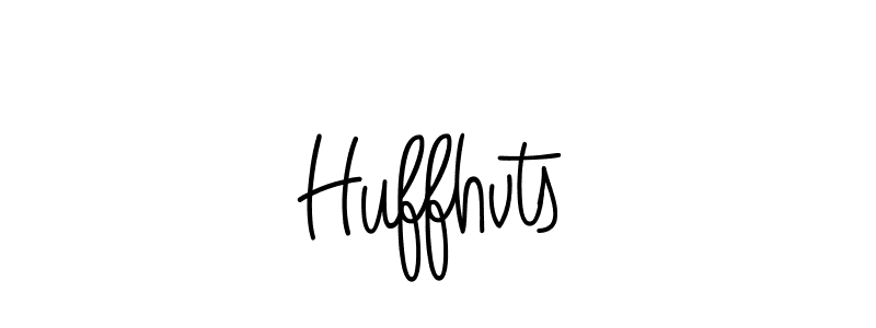 Make a beautiful signature design for name Huffhvts. With this signature (Angelique-Rose-font-FFP) style, you can create a handwritten signature for free. Huffhvts signature style 5 images and pictures png