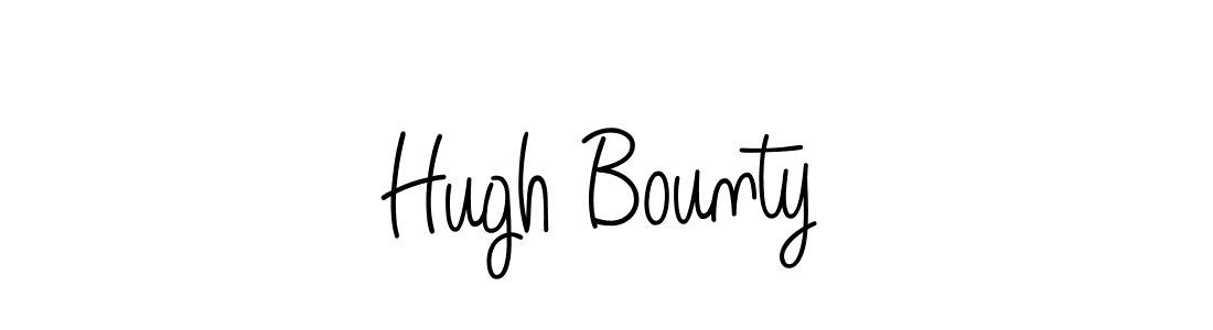 How to make Hugh Bounty signature? Angelique-Rose-font-FFP is a professional autograph style. Create handwritten signature for Hugh Bounty name. Hugh Bounty signature style 5 images and pictures png