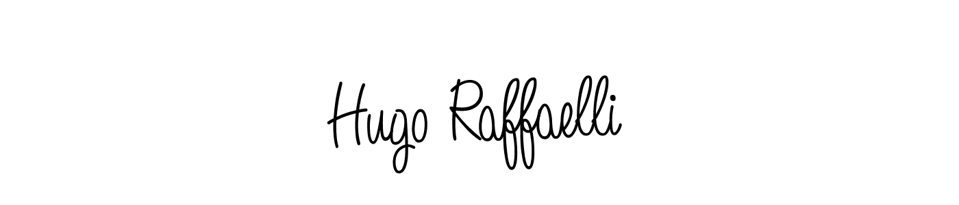 Use a signature maker to create a handwritten signature online. With this signature software, you can design (Angelique-Rose-font-FFP) your own signature for name Hugo Raffaelli. Hugo Raffaelli signature style 5 images and pictures png