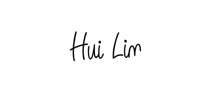 Create a beautiful signature design for name Hui Lin. With this signature (Angelique-Rose-font-FFP) fonts, you can make a handwritten signature for free. Hui Lin signature style 5 images and pictures png