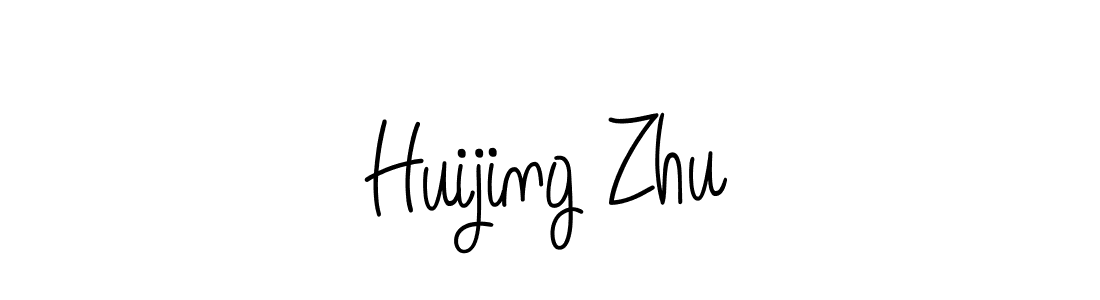 if you are searching for the best signature style for your name Huijing Zhu. so please give up your signature search. here we have designed multiple signature styles  using Angelique-Rose-font-FFP. Huijing Zhu signature style 5 images and pictures png