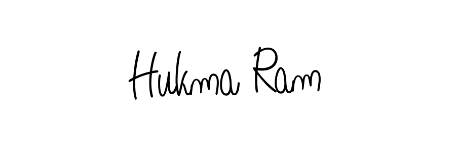 Create a beautiful signature design for name Hukma Ram. With this signature (Angelique-Rose-font-FFP) fonts, you can make a handwritten signature for free. Hukma Ram signature style 5 images and pictures png
