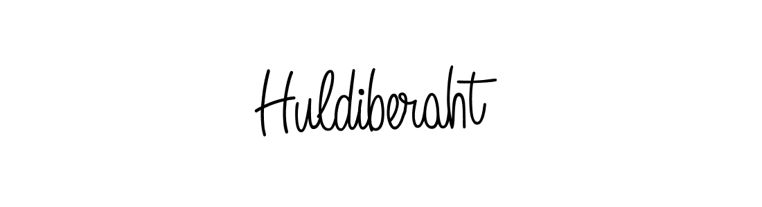 How to make Huldiberaht name signature. Use Angelique-Rose-font-FFP style for creating short signs online. This is the latest handwritten sign. Huldiberaht signature style 5 images and pictures png