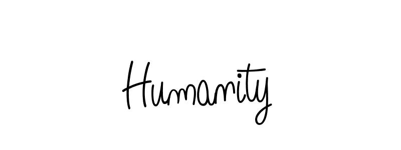 You should practise on your own different ways (Angelique-Rose-font-FFP) to write your name (Humanity) in signature. don't let someone else do it for you. Humanity signature style 5 images and pictures png