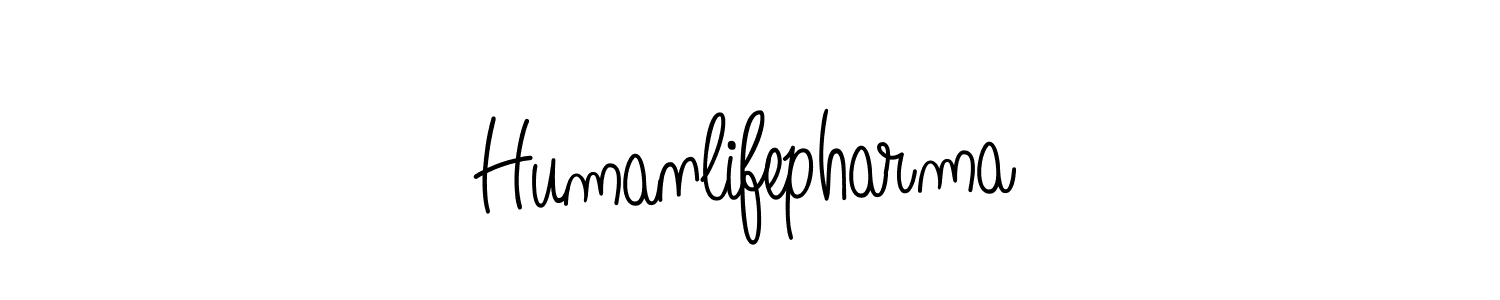 Create a beautiful signature design for name Humanlifepharma. With this signature (Angelique-Rose-font-FFP) fonts, you can make a handwritten signature for free. Humanlifepharma signature style 5 images and pictures png