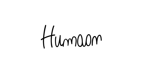 Create a beautiful signature design for name Humaon. With this signature (Angelique-Rose-font-FFP) fonts, you can make a handwritten signature for free. Humaon signature style 5 images and pictures png