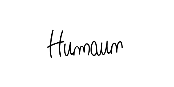 Create a beautiful signature design for name Humaun. With this signature (Angelique-Rose-font-FFP) fonts, you can make a handwritten signature for free. Humaun signature style 5 images and pictures png