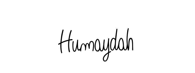 Design your own signature with our free online signature maker. With this signature software, you can create a handwritten (Angelique-Rose-font-FFP) signature for name Humaydah. Humaydah signature style 5 images and pictures png