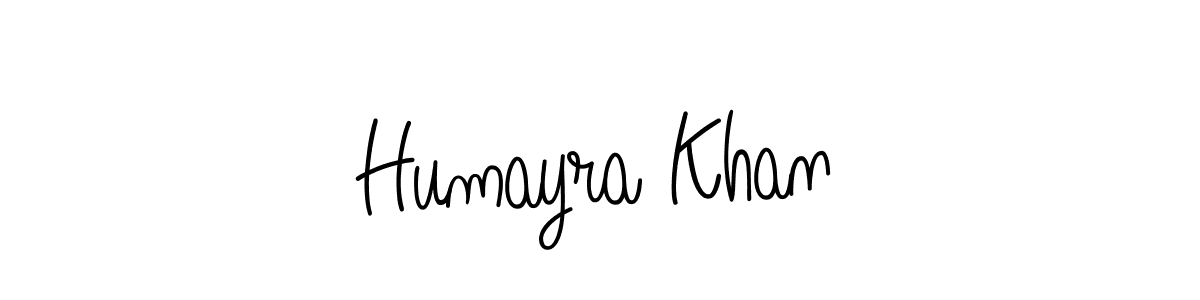 Create a beautiful signature design for name Humayra Khan. With this signature (Angelique-Rose-font-FFP) fonts, you can make a handwritten signature for free. Humayra Khan signature style 5 images and pictures png