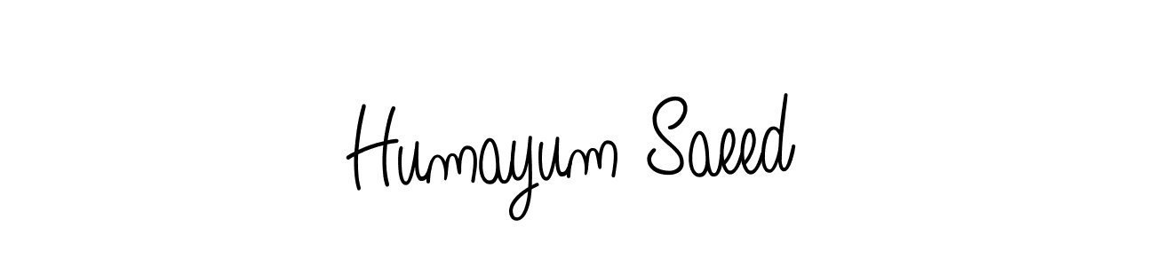 It looks lik you need a new signature style for name Humayum Saeed. Design unique handwritten (Angelique-Rose-font-FFP) signature with our free signature maker in just a few clicks. Humayum Saeed signature style 5 images and pictures png