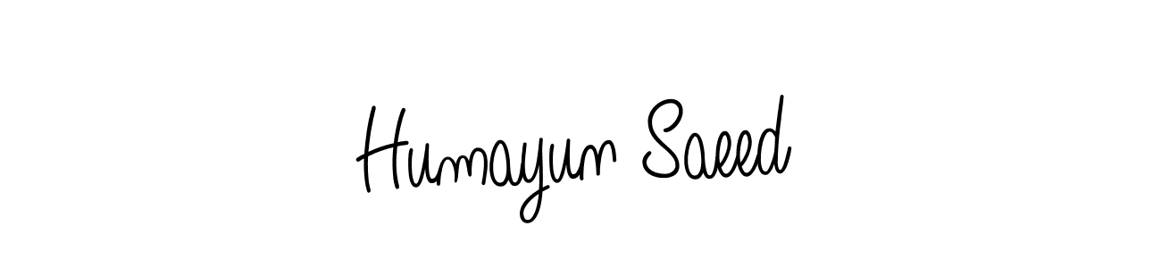 This is the best signature style for the Humayun Saeed name. Also you like these signature font (Angelique-Rose-font-FFP). Mix name signature. Humayun Saeed signature style 5 images and pictures png