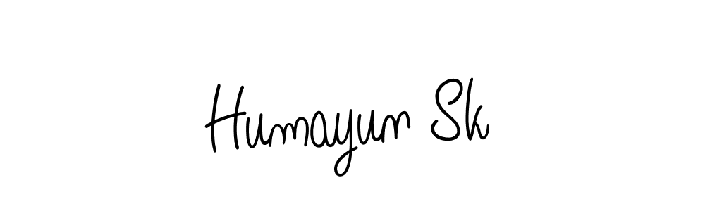 How to make Humayun Sk signature? Angelique-Rose-font-FFP is a professional autograph style. Create handwritten signature for Humayun Sk name. Humayun Sk signature style 5 images and pictures png