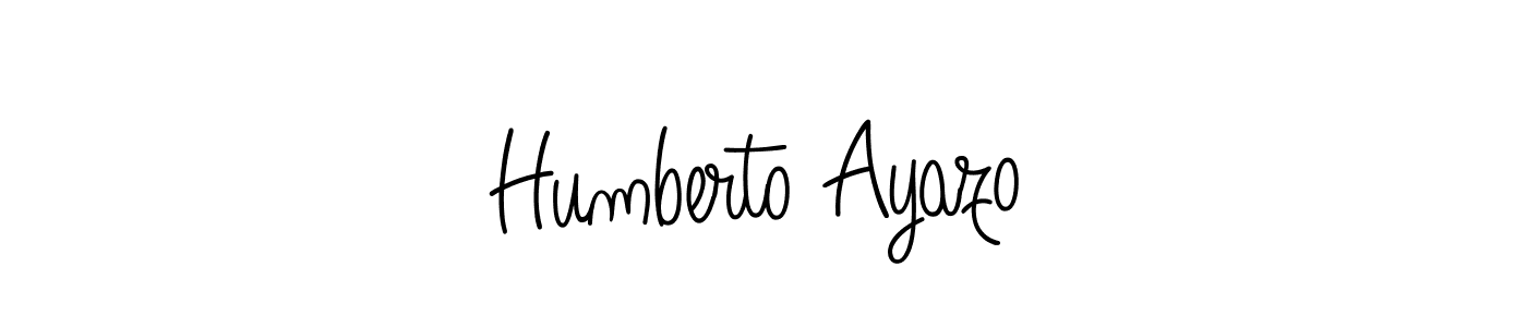 It looks lik you need a new signature style for name Humberto Ayazo. Design unique handwritten (Angelique-Rose-font-FFP) signature with our free signature maker in just a few clicks. Humberto Ayazo signature style 5 images and pictures png