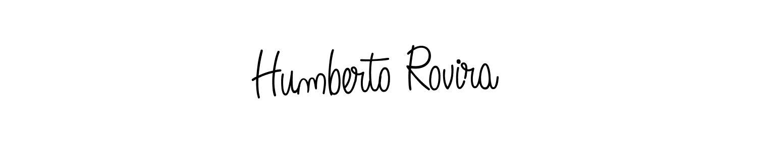 Make a beautiful signature design for name Humberto Rovira. With this signature (Angelique-Rose-font-FFP) style, you can create a handwritten signature for free. Humberto Rovira signature style 5 images and pictures png