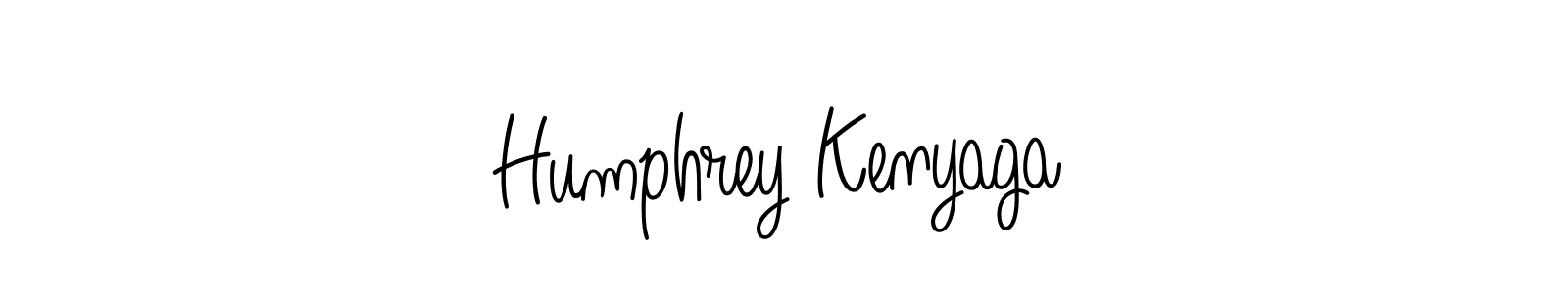 The best way (Angelique-Rose-font-FFP) to make a short signature is to pick only two or three words in your name. The name Humphrey Kenyaga include a total of six letters. For converting this name. Humphrey Kenyaga signature style 5 images and pictures png