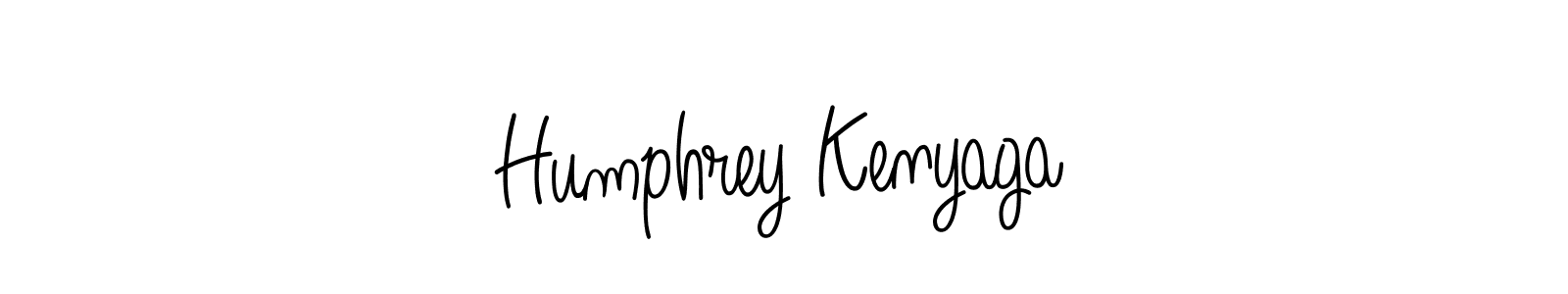 The best way (Angelique-Rose-font-FFP) to make a short signature is to pick only two or three words in your name. The name Humphrey Kenyaga include a total of six letters. For converting this name. Humphrey Kenyaga signature style 5 images and pictures png