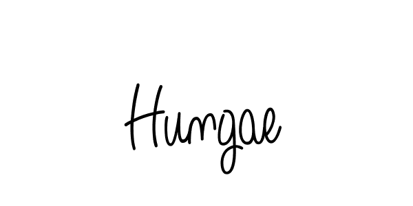 You should practise on your own different ways (Angelique-Rose-font-FFP) to write your name (Hungae) in signature. don't let someone else do it for you. Hungae signature style 5 images and pictures png