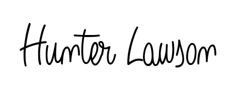 Master the art of signing with Hunter Lawson written in fluent Angelique-Rose-font-FFP script. A great template to practice and refine your handwriting. Hunter Lawson signature style 5 images and pictures png