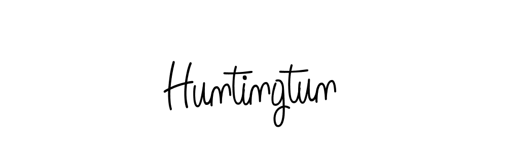 Huntingtun stylish signature style. Best Handwritten Sign (Angelique-Rose-font-FFP) for my name. Handwritten Signature Collection Ideas for my name Huntingtun. Huntingtun signature style 5 images and pictures png