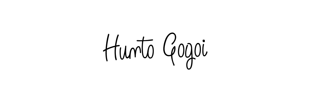 Check out images of Autograph of Hunto Gogoi name. Actor Hunto Gogoi Signature Style. Angelique-Rose-font-FFP is a professional sign style online. Hunto Gogoi signature style 5 images and pictures png