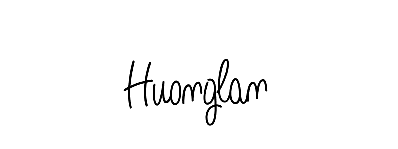The best way (Angelique-Rose-font-FFP) to make a short signature is to pick only two or three words in your name. The name Huonglan include a total of six letters. For converting this name. Huonglan signature style 5 images and pictures png