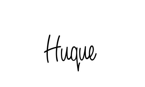 Use a signature maker to create a handwritten signature online. With this signature software, you can design (Angelique-Rose-font-FFP) your own signature for name Huque. Huque signature style 5 images and pictures png