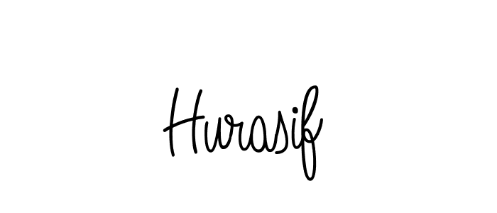 How to Draw Hurasif signature style? Angelique-Rose-font-FFP is a latest design signature styles for name Hurasif. Hurasif signature style 5 images and pictures png