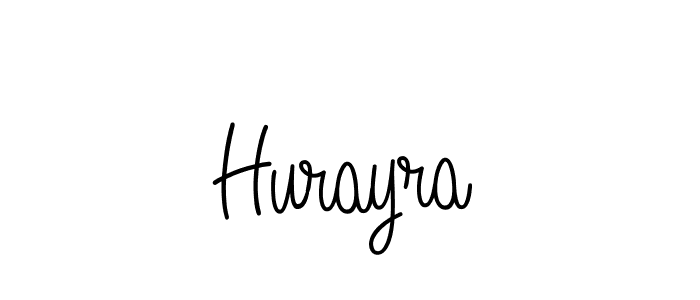 You should practise on your own different ways (Angelique-Rose-font-FFP) to write your name (Hurayra) in signature. don't let someone else do it for you. Hurayra signature style 5 images and pictures png