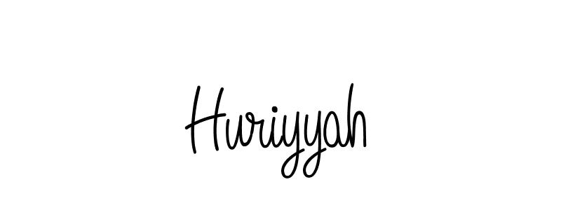 The best way (Angelique-Rose-font-FFP) to make a short signature is to pick only two or three words in your name. The name Huriyyah include a total of six letters. For converting this name. Huriyyah signature style 5 images and pictures png