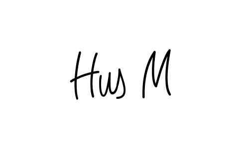 Make a beautiful signature design for name Hus M. Use this online signature maker to create a handwritten signature for free. Hus M signature style 5 images and pictures png