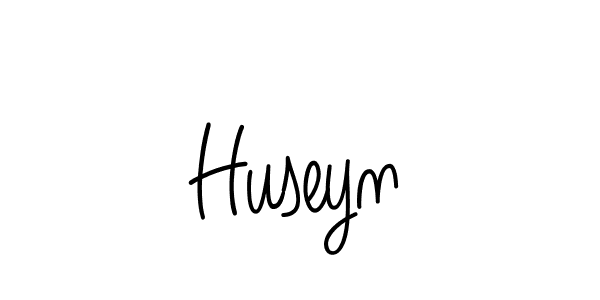 Make a beautiful signature design for name Huseyn. With this signature (Angelique-Rose-font-FFP) style, you can create a handwritten signature for free. Huseyn signature style 5 images and pictures png