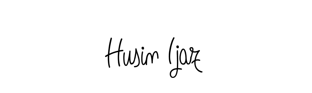 Husin Ijaz stylish signature style. Best Handwritten Sign (Angelique-Rose-font-FFP) for my name. Handwritten Signature Collection Ideas for my name Husin Ijaz. Husin Ijaz signature style 5 images and pictures png